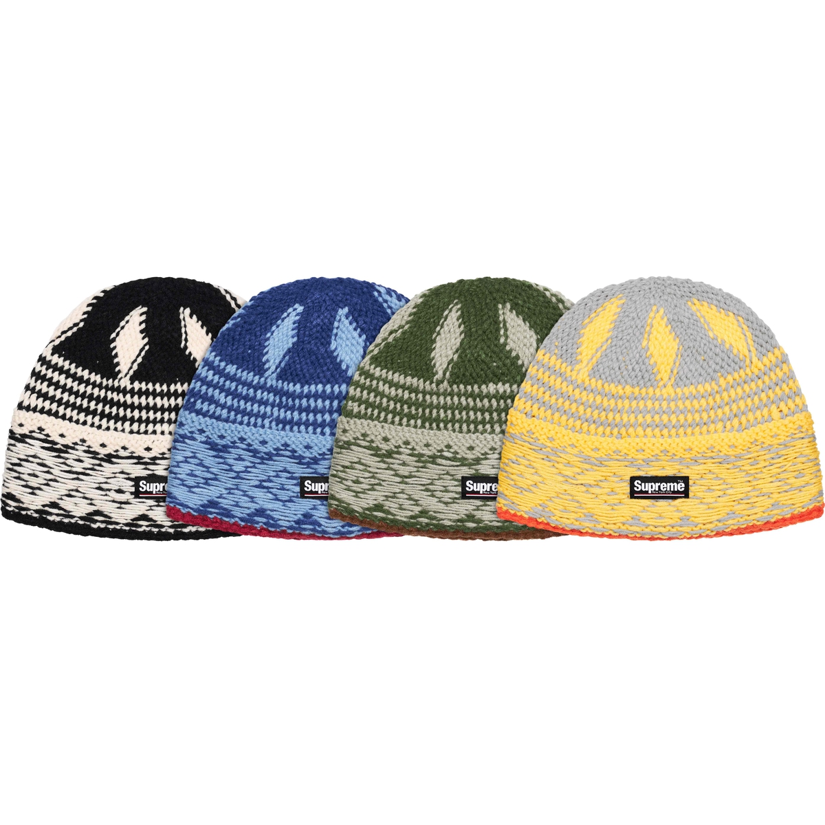 Supreme Diamond Beanie (FW24) - $40