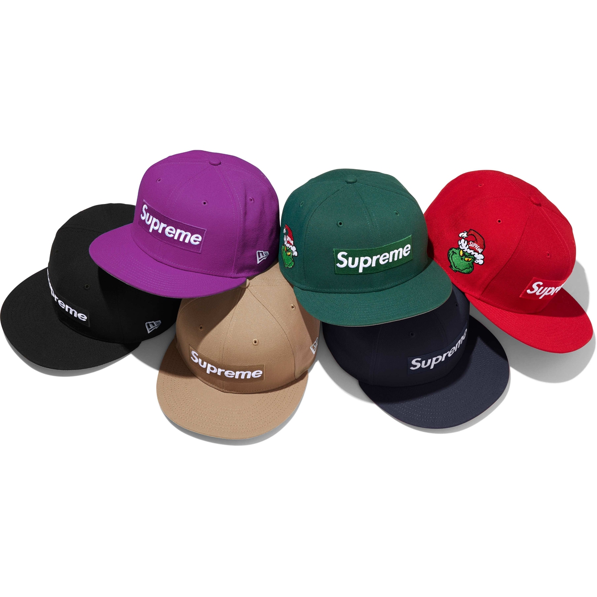 Supreme Grinch Box Logo New Era (FW24) - $58