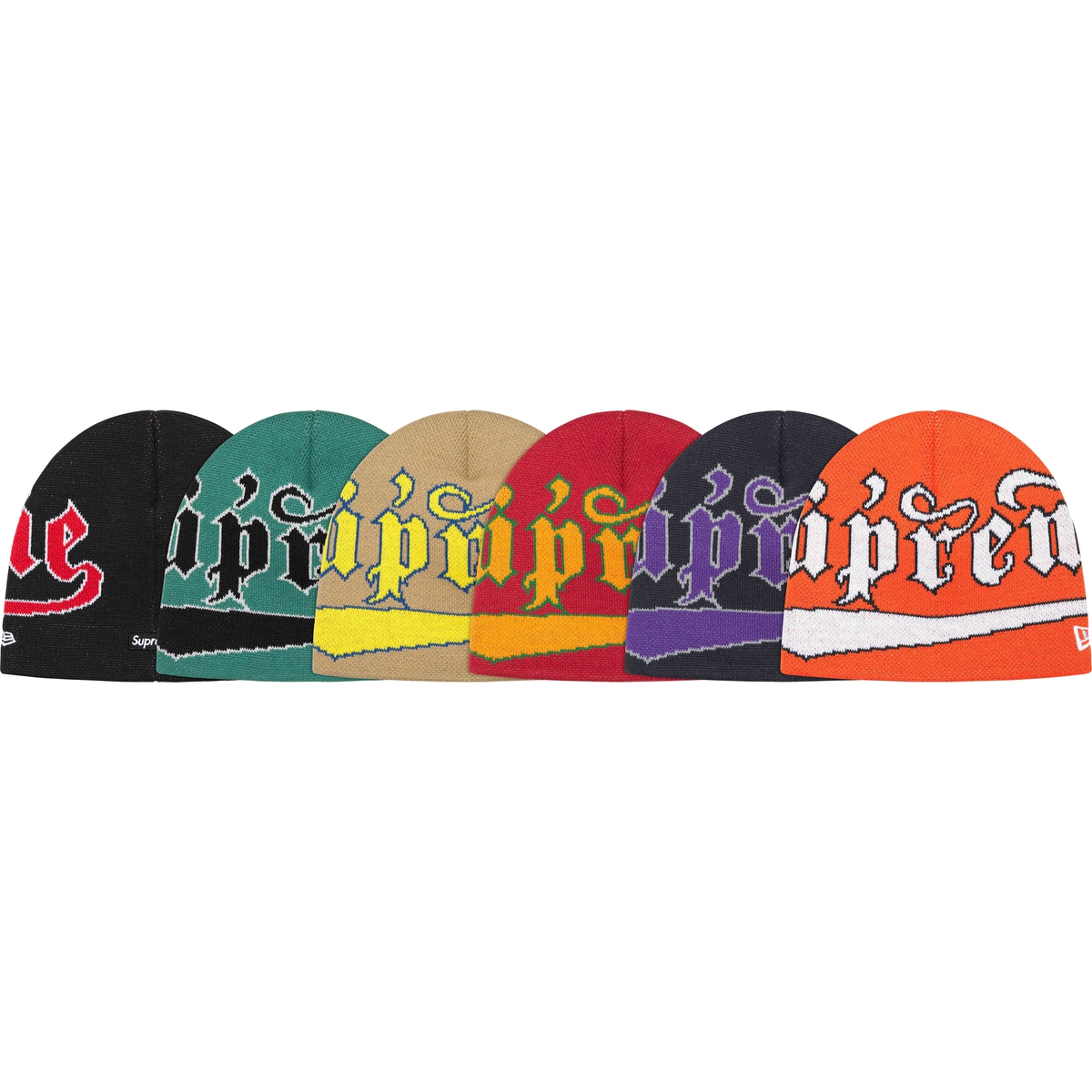 Supreme New Era Accent Beanie (FW24) - $40