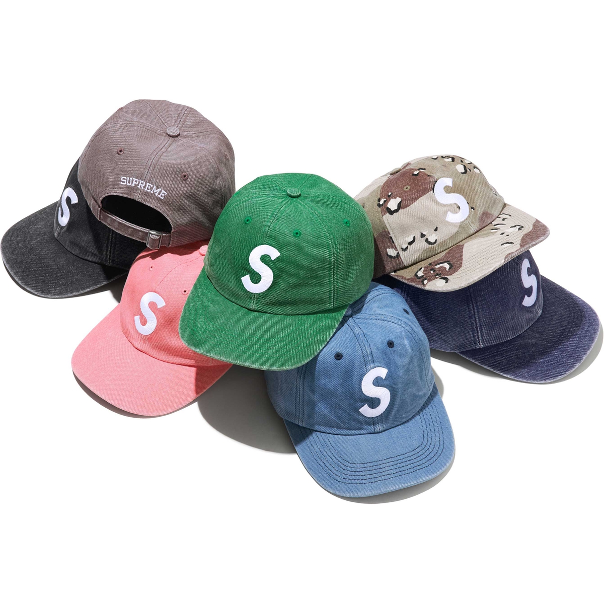 Supreme Pigment S Logo 6-Panel (FW24) - $54