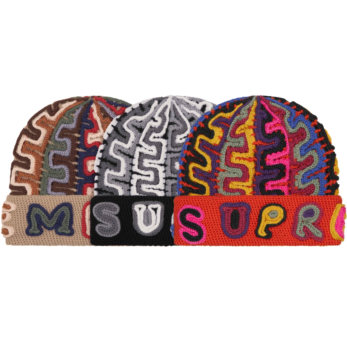Supreme Yarn Appliqué Beanie releasing on Week 13 for fall winter 2024