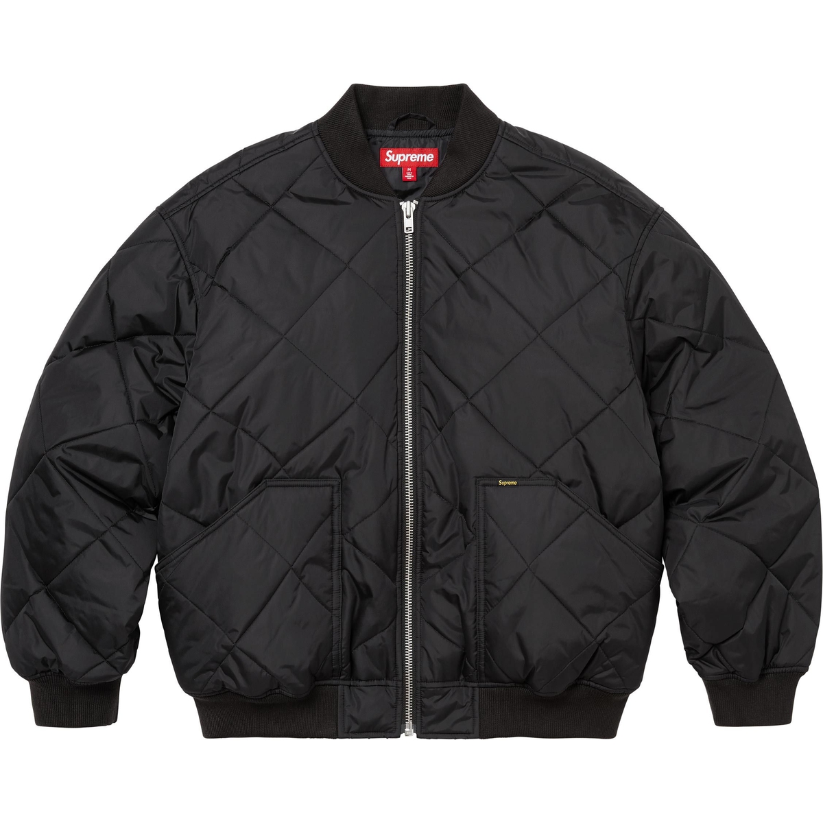 Supreme AOI Quilted Work Jacket (FW24) - Black - $328