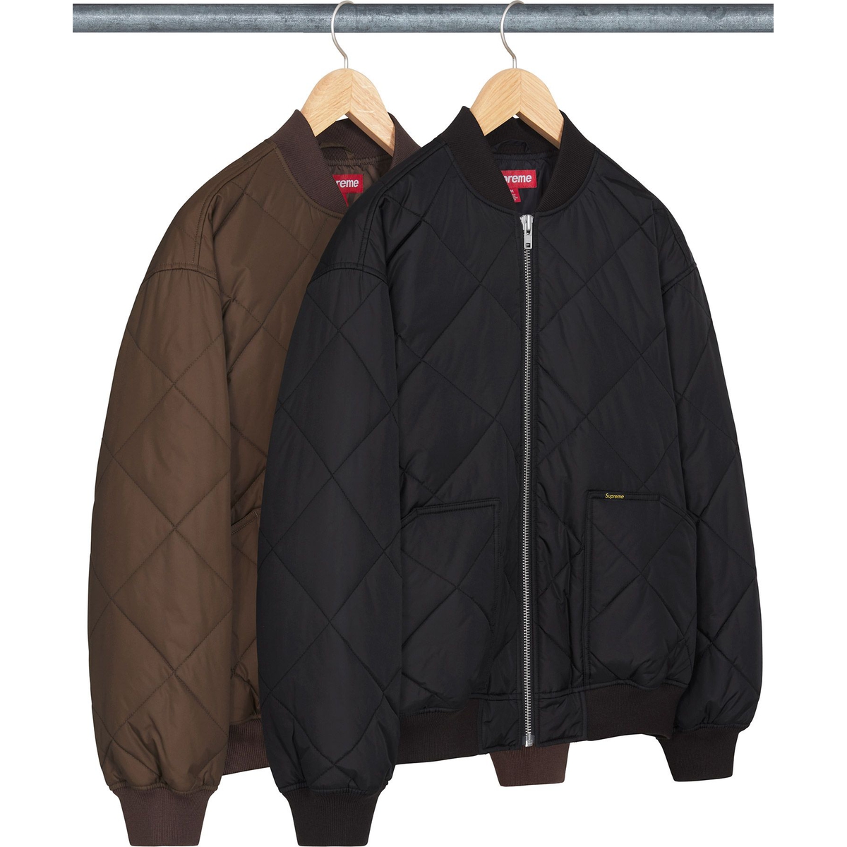 Supreme AOI Quilted Work Jacket (FW24) - Group Shots - $328