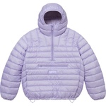 Supreme Micro Down Half Zip Hooded Pullover (FW24) - Lilac