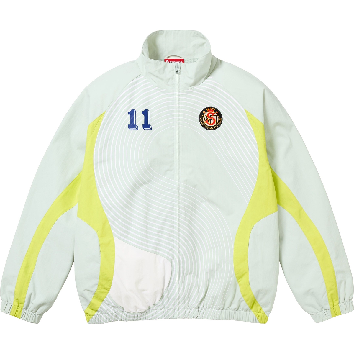 Supreme S Logo Track Jacket (FW24) - Light Mint - $178