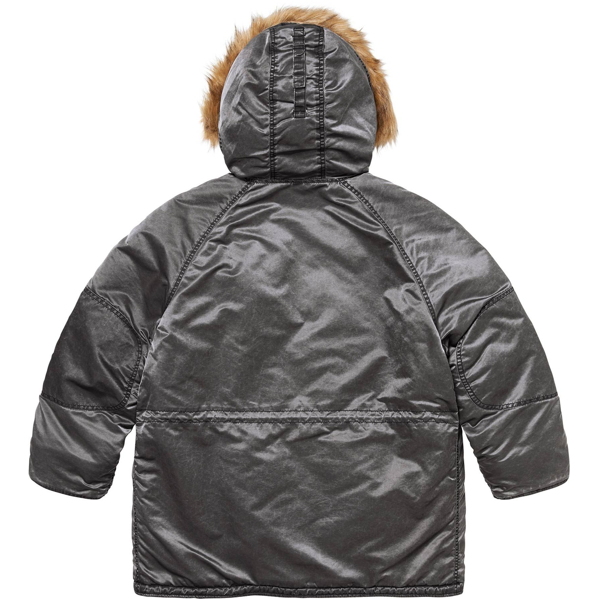 Supreme Washed Flight Satin N-3B Parka (FW24) - Black - $498