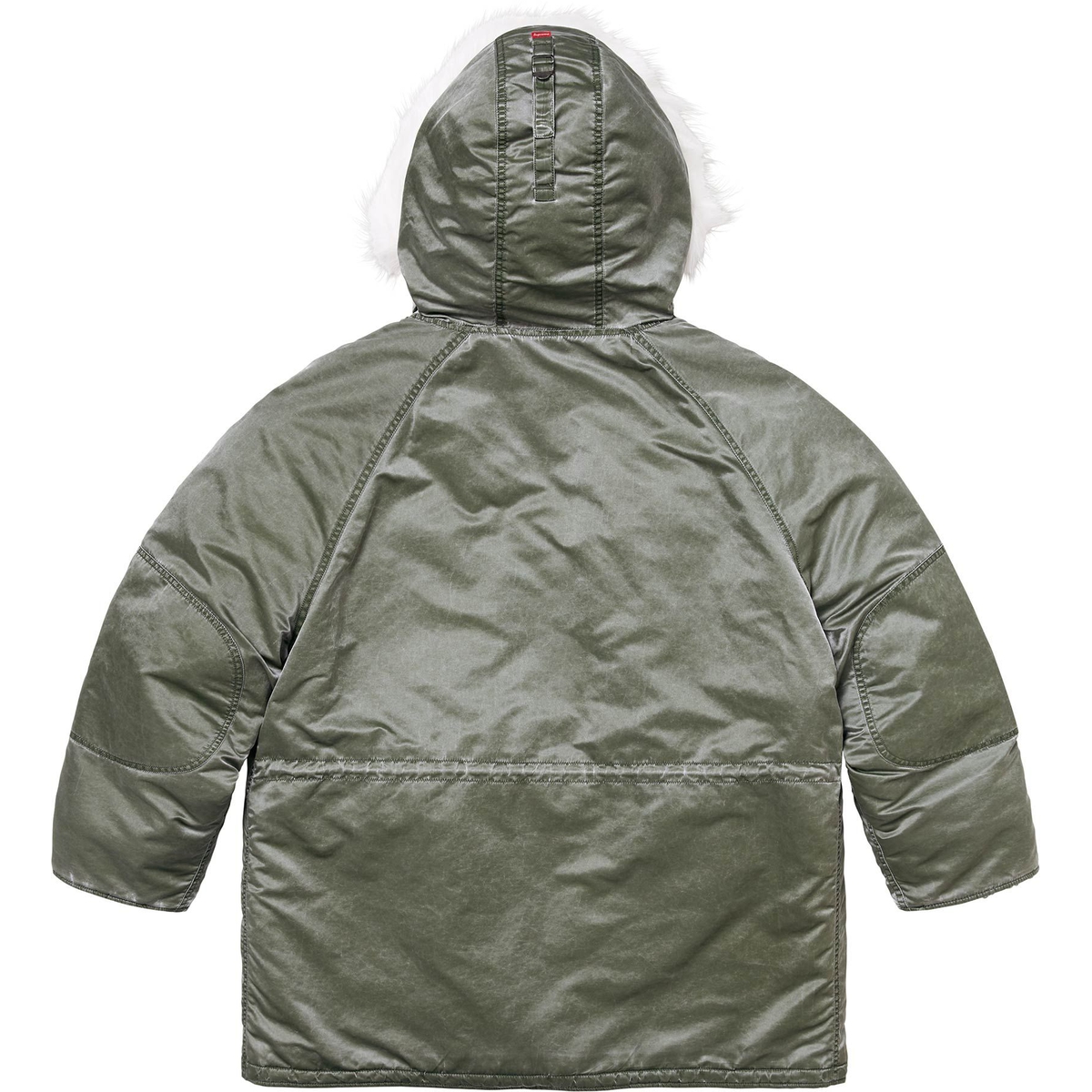 Supreme Washed Flight Satin N-3B Parka (FW24) - Olive - $498