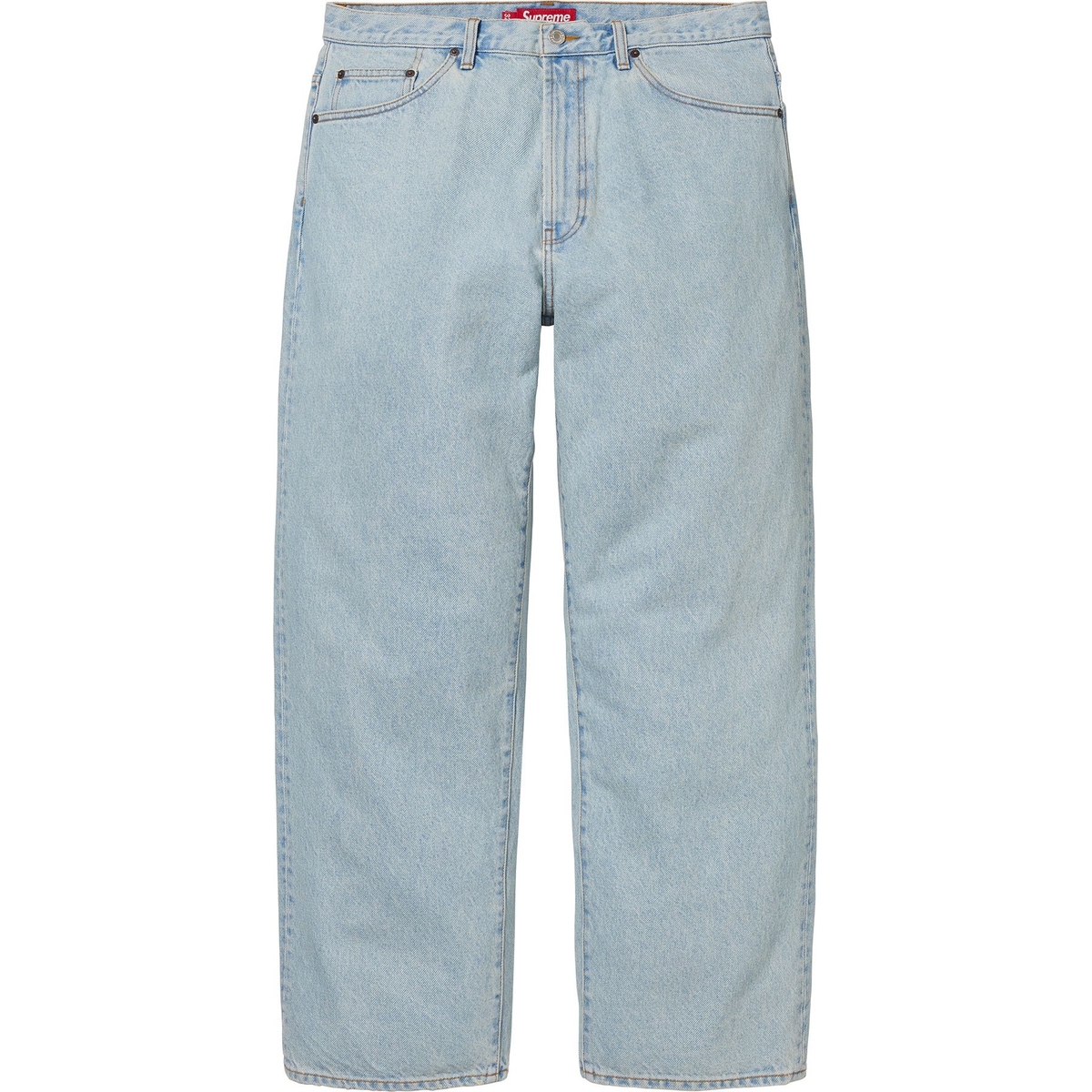 Supreme Baggy Jean (FW24) - Light Washed Indigo - $168