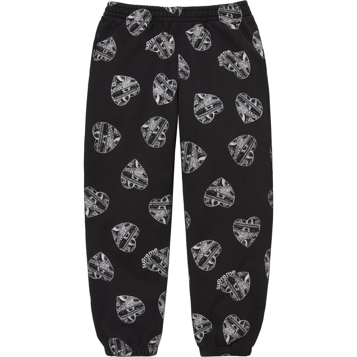 Supreme Love Cash Sweatpant (FW24) - Black - $168