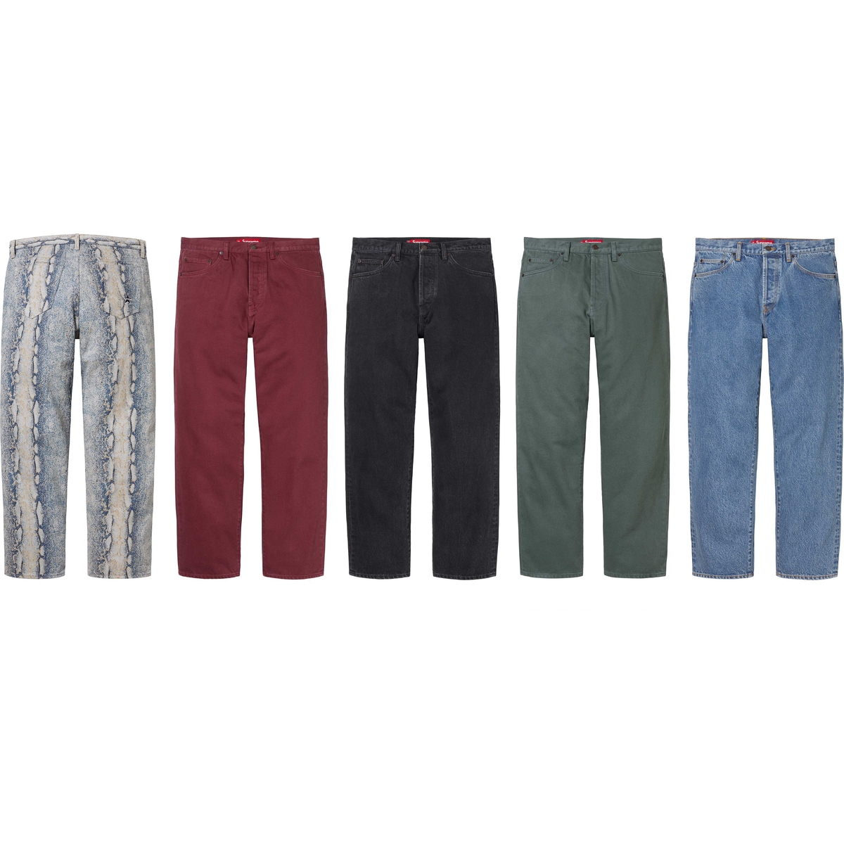 Supreme Regular Jean releasing on Week 1 for fall winter 2024
