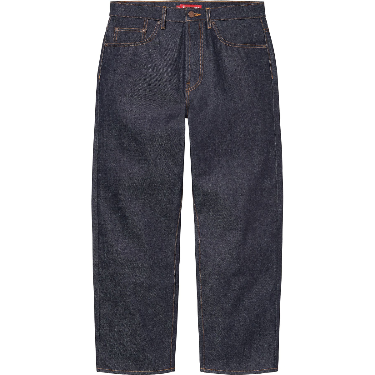 Supreme Rigid Loose Fit Selvedge Jean (FW24) - Rigid Indigo - $188