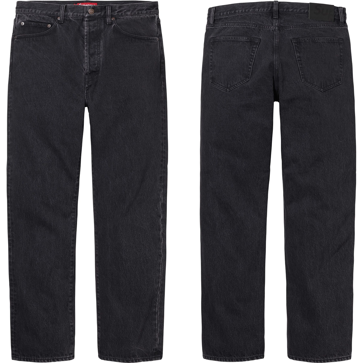 Supreme Stone Washed Black Slim Jean releasing on Week 1 for fall winter 2024