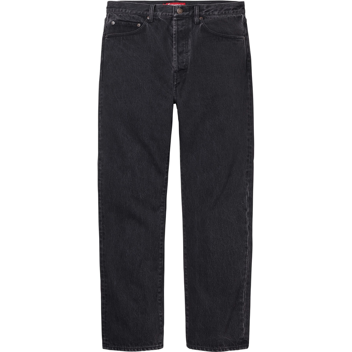 Supreme Stone Washed Black Slim Jean (FW24) - Washed Black