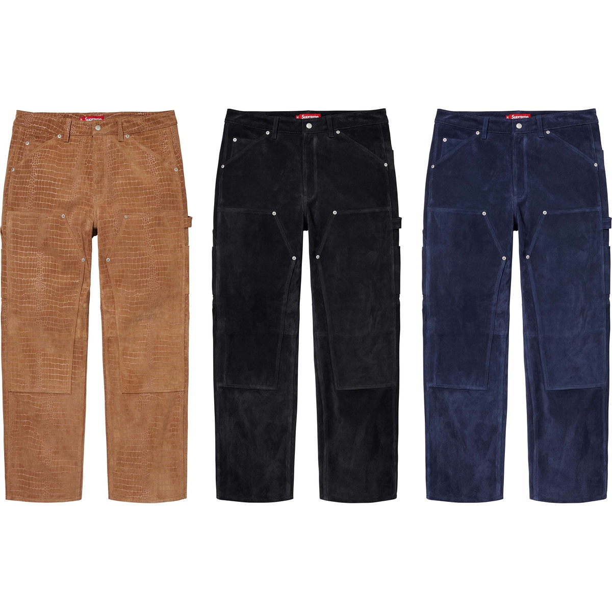 Supreme Suede Double Knee Painter Pant (FW24) - $498