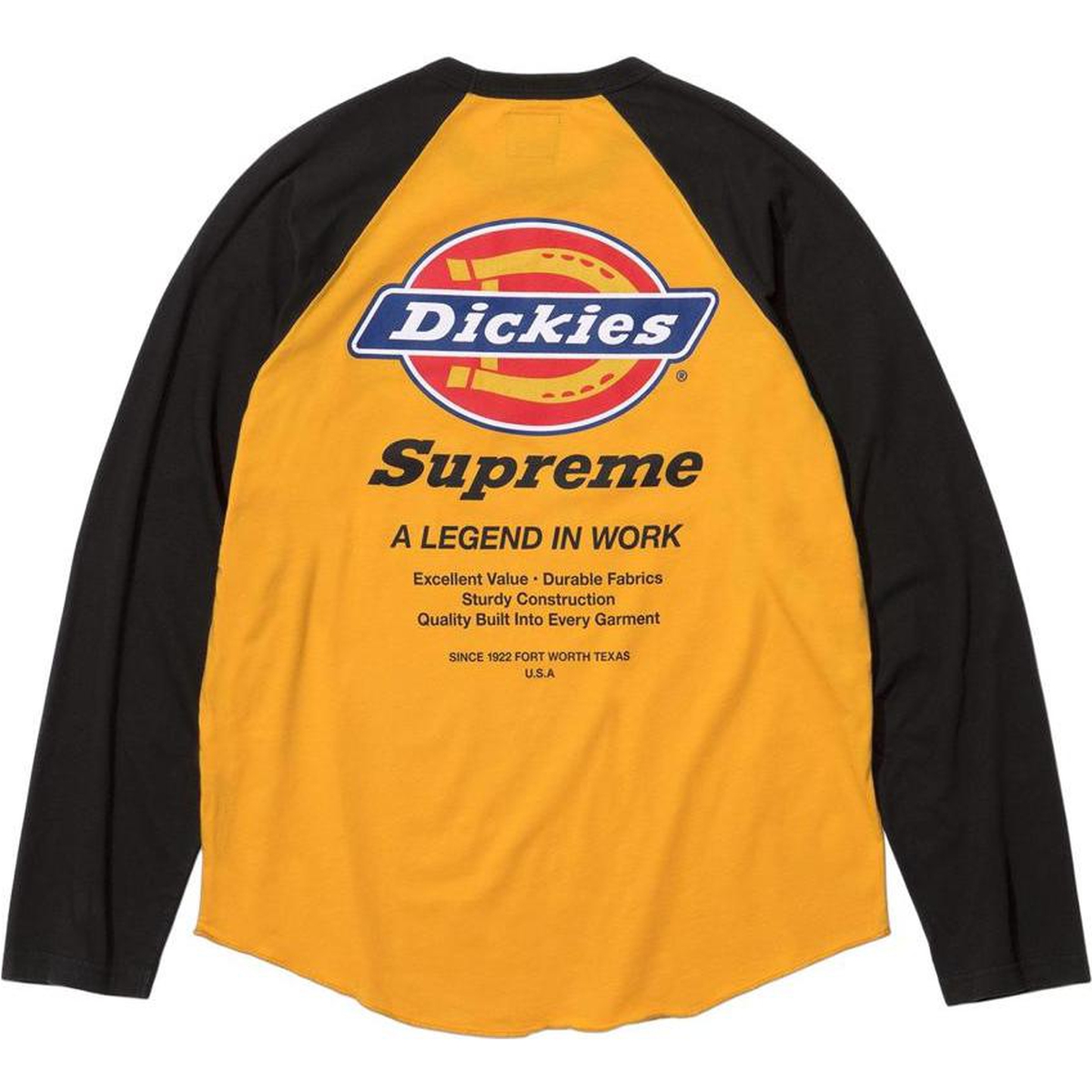 Supreme Supreme Dickies Raglan L S Top (FW24) - $68