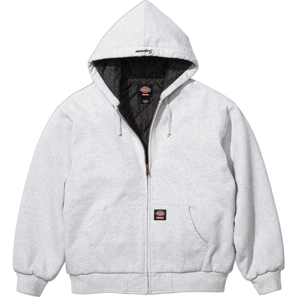 Supreme Supreme Dickies Quilted Lined Zip Up Hooded Sweatshirt (FW24) - $148