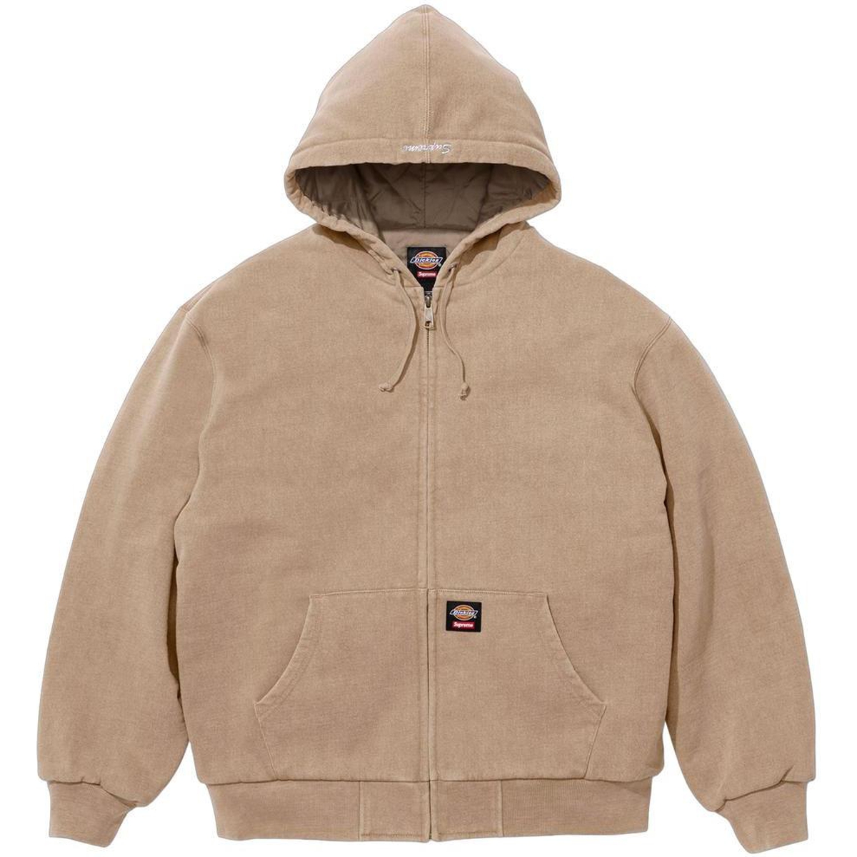 Supreme Supreme Dickies Quilted Lined Zip Up Hooded Sweatshirt (FW24) - $148
