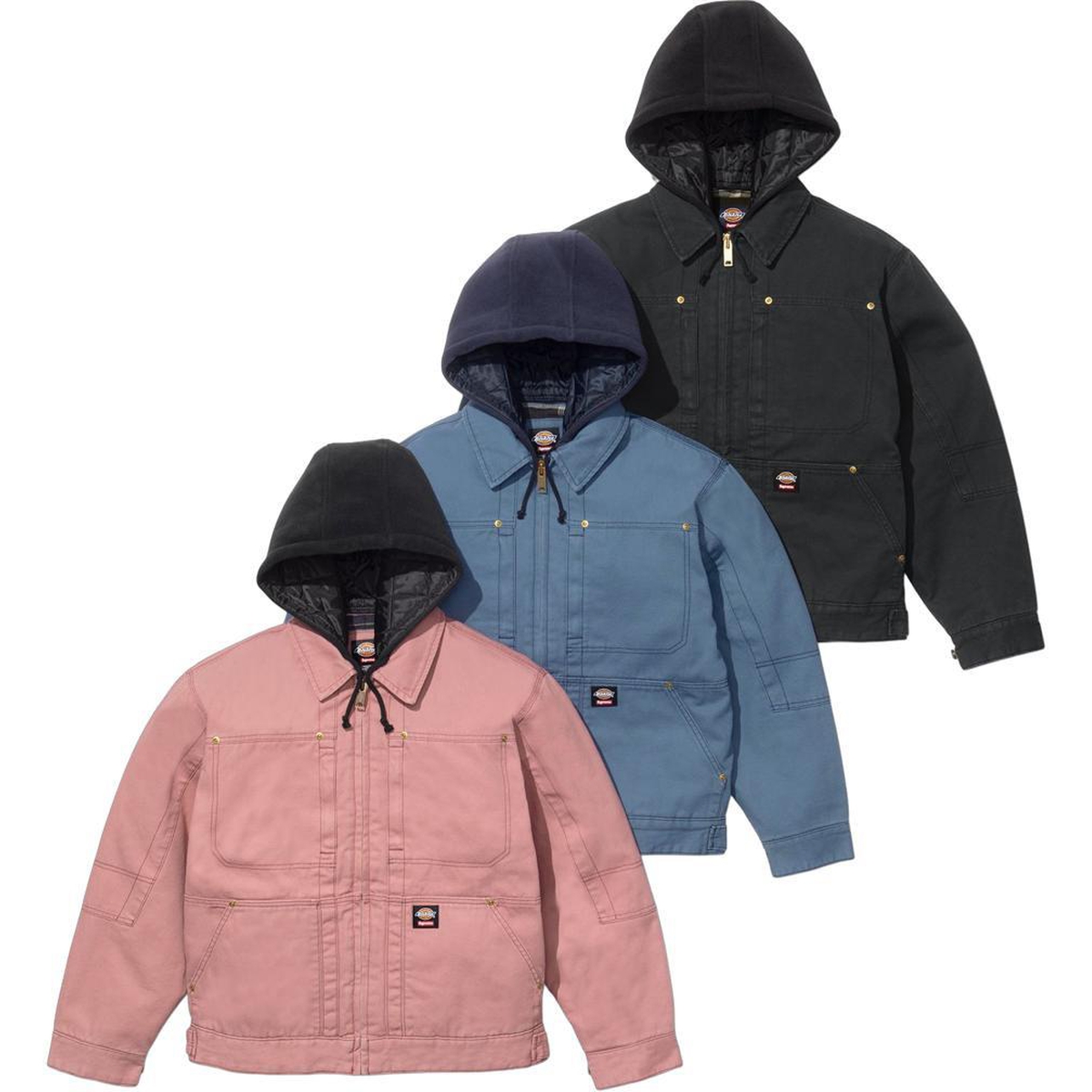Supreme Supreme Dickies Hooded Work Jacket (FW24) - $198