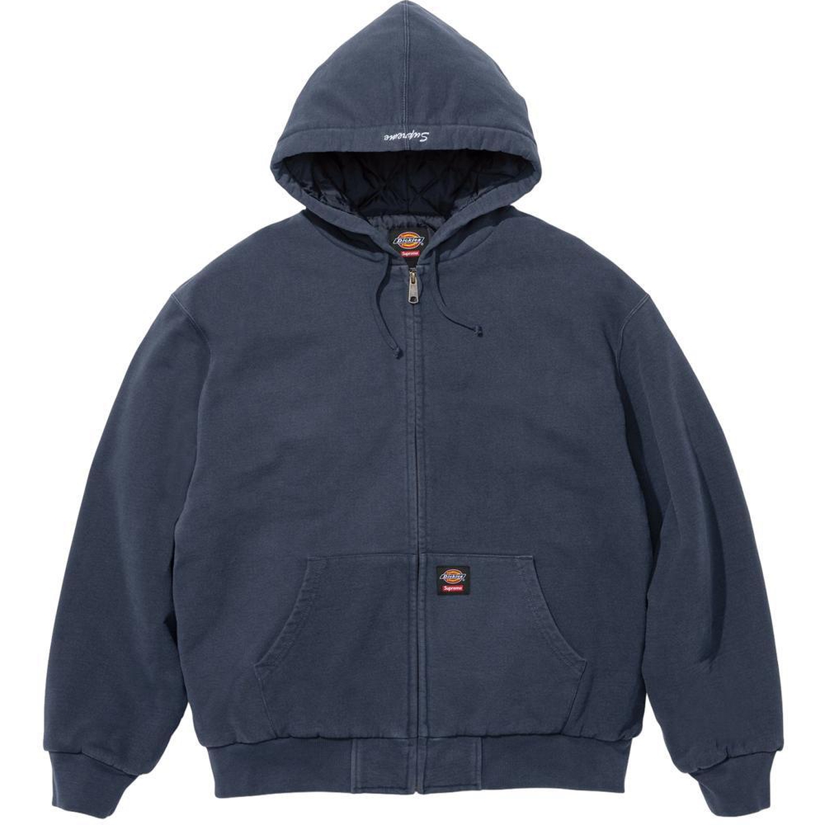 Supreme Supreme Dickies Quilted Lined Zip Up Hooded Sweatshirt (FW24) - $148