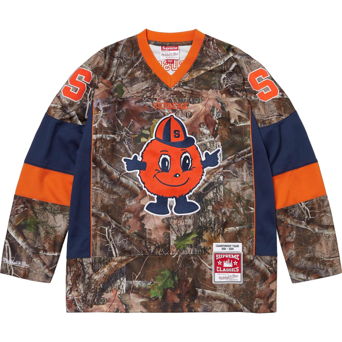 Supreme Supreme Mitchell & Ness NCAA Hockey Jersey (FW24) - $188