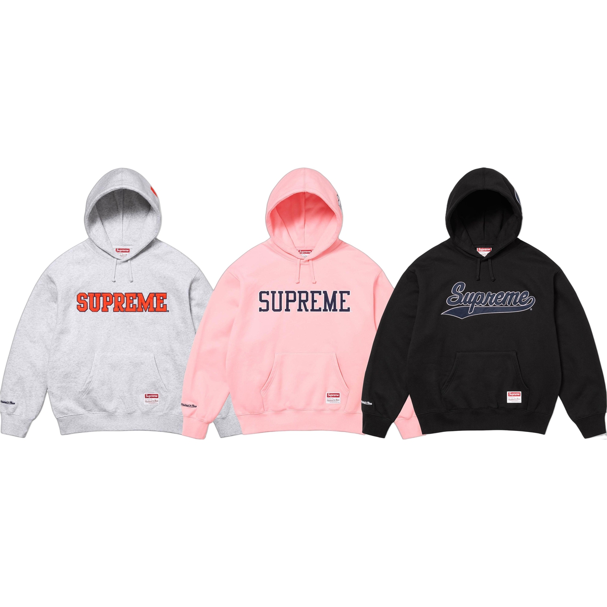 Supreme Supreme Mitchell & Ness NCAA Hooded Sweatshirt releasing on Week 12 for fall winter 2024