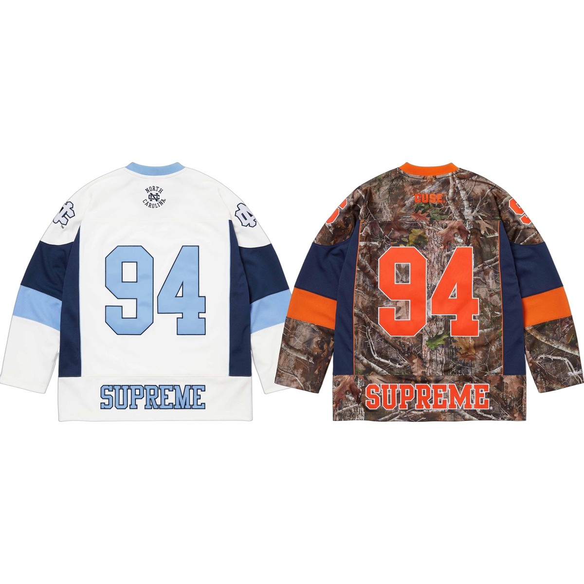 Supreme Supreme Mitchell & Ness NCAA Hockey Jersey (FW24) - $188