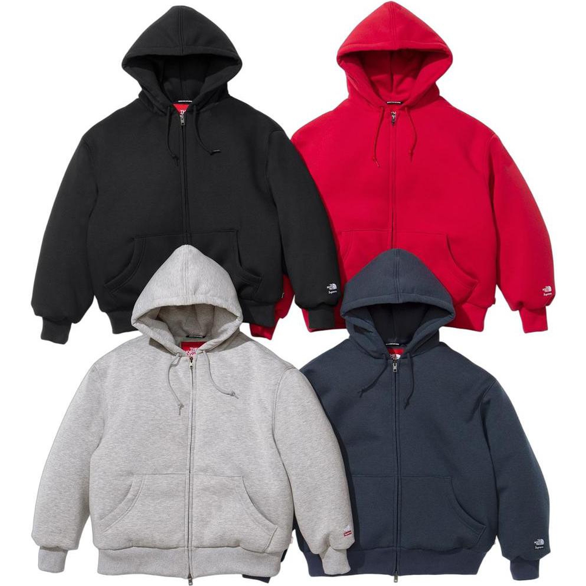 Supreme Supreme The North Face Down Zip Up Hooded Sweatshirt releasing on Week 9 for fall winter 2024