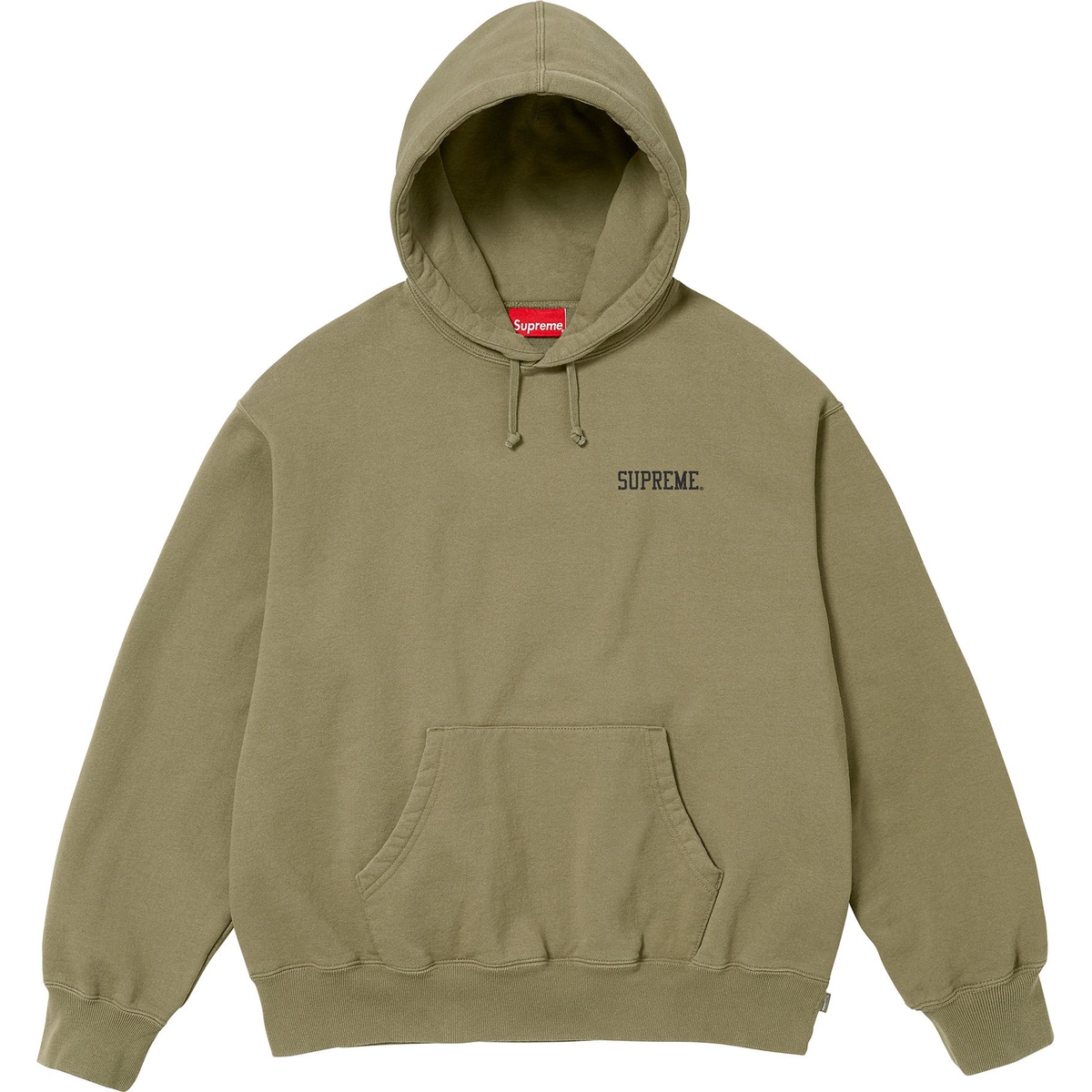 Supreme Anarchy Hooded Sweatshirt (FW24) - Light Olive - $158