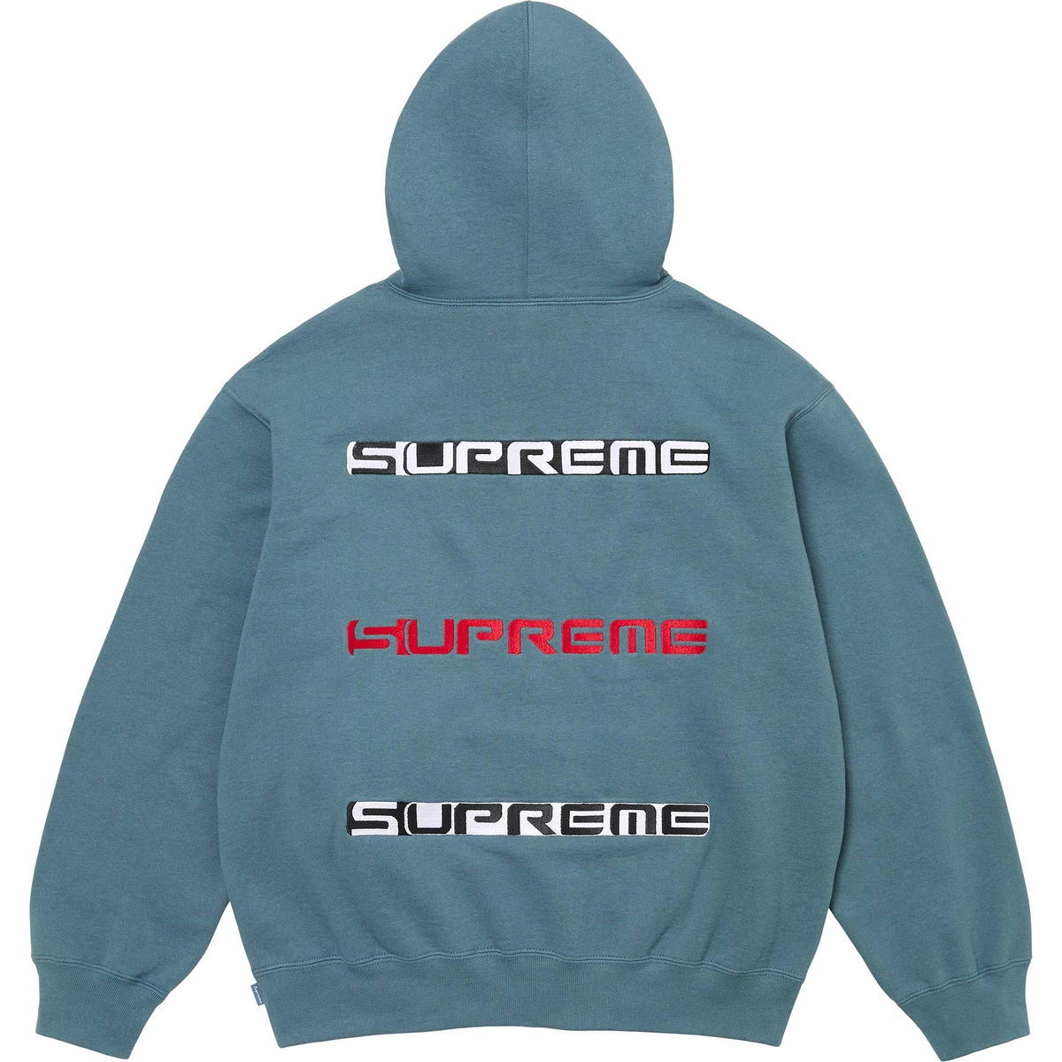 Supreme AOI Stacked Hooded Sweatshirt (FW24) - Slate - $168