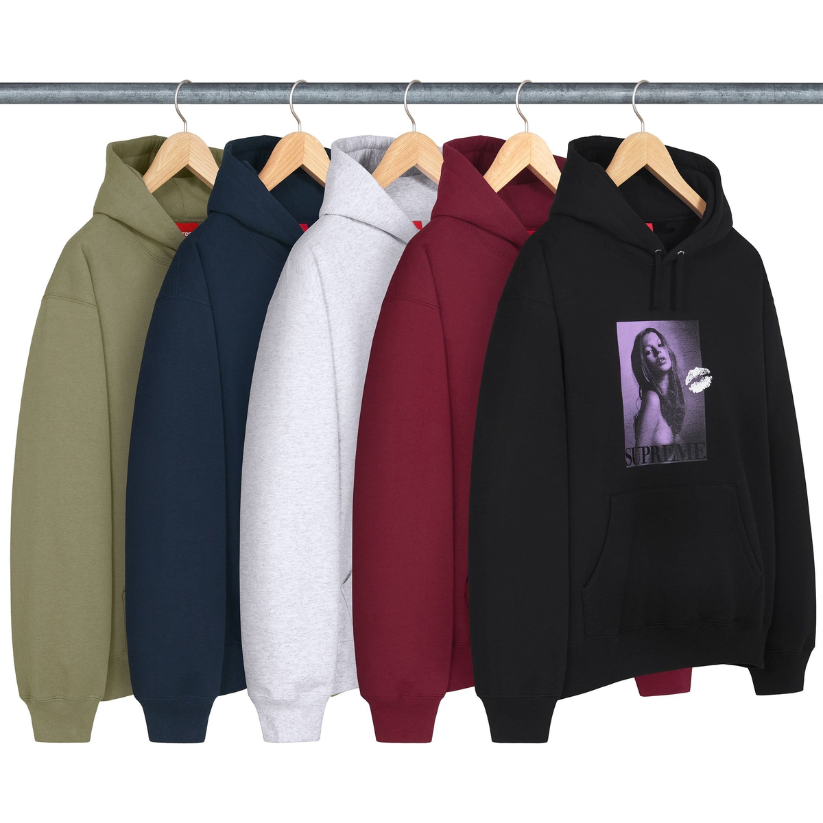 Supreme Kate Moss Hooded Sweatshirt (FW24) - $178