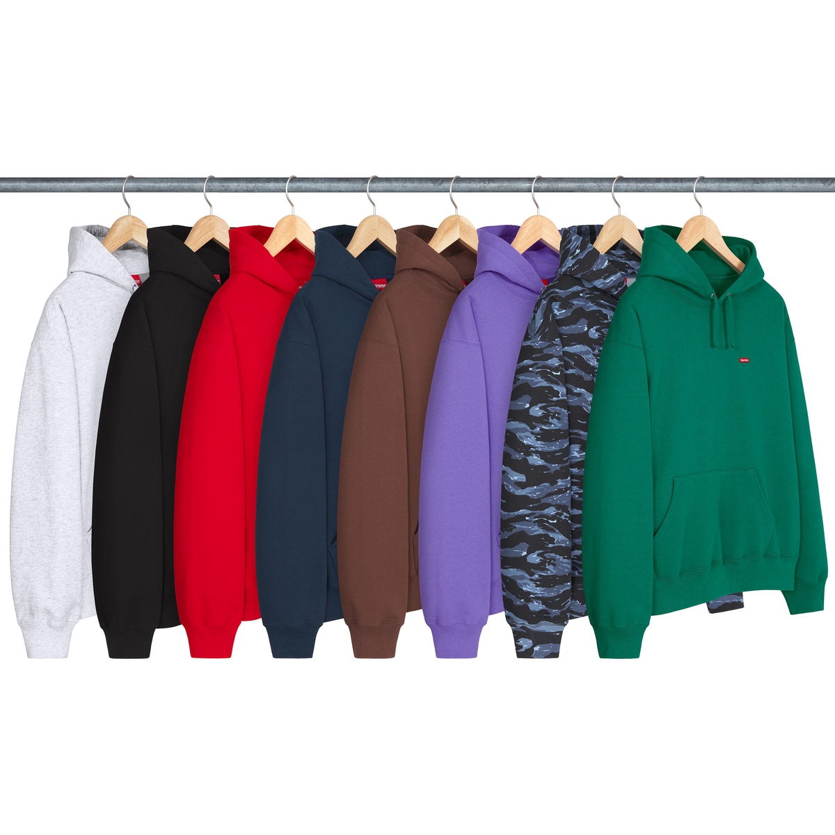Supreme Small Box Hooded Sweatshirt releasing on Week 16 for fall winter 2024