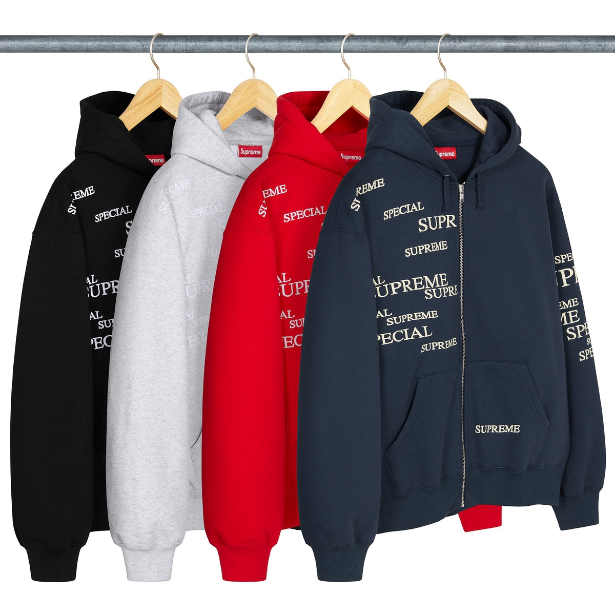 Supreme Special Zip Up Hooded Sweatshirt releasing on Week 12 for fall winter 2024