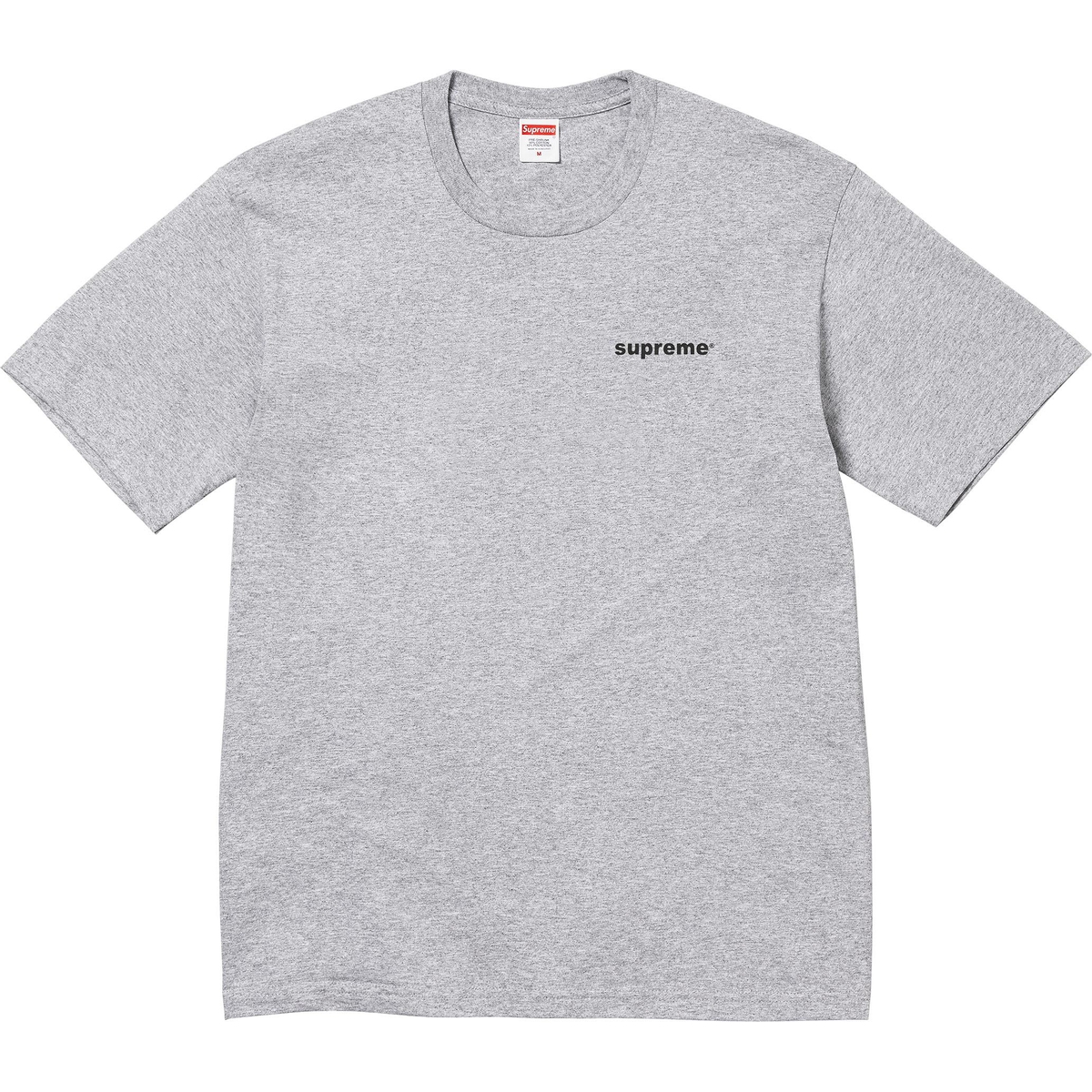 Supreme Fuck Money Tee (FW24) - Heather Grey - $40