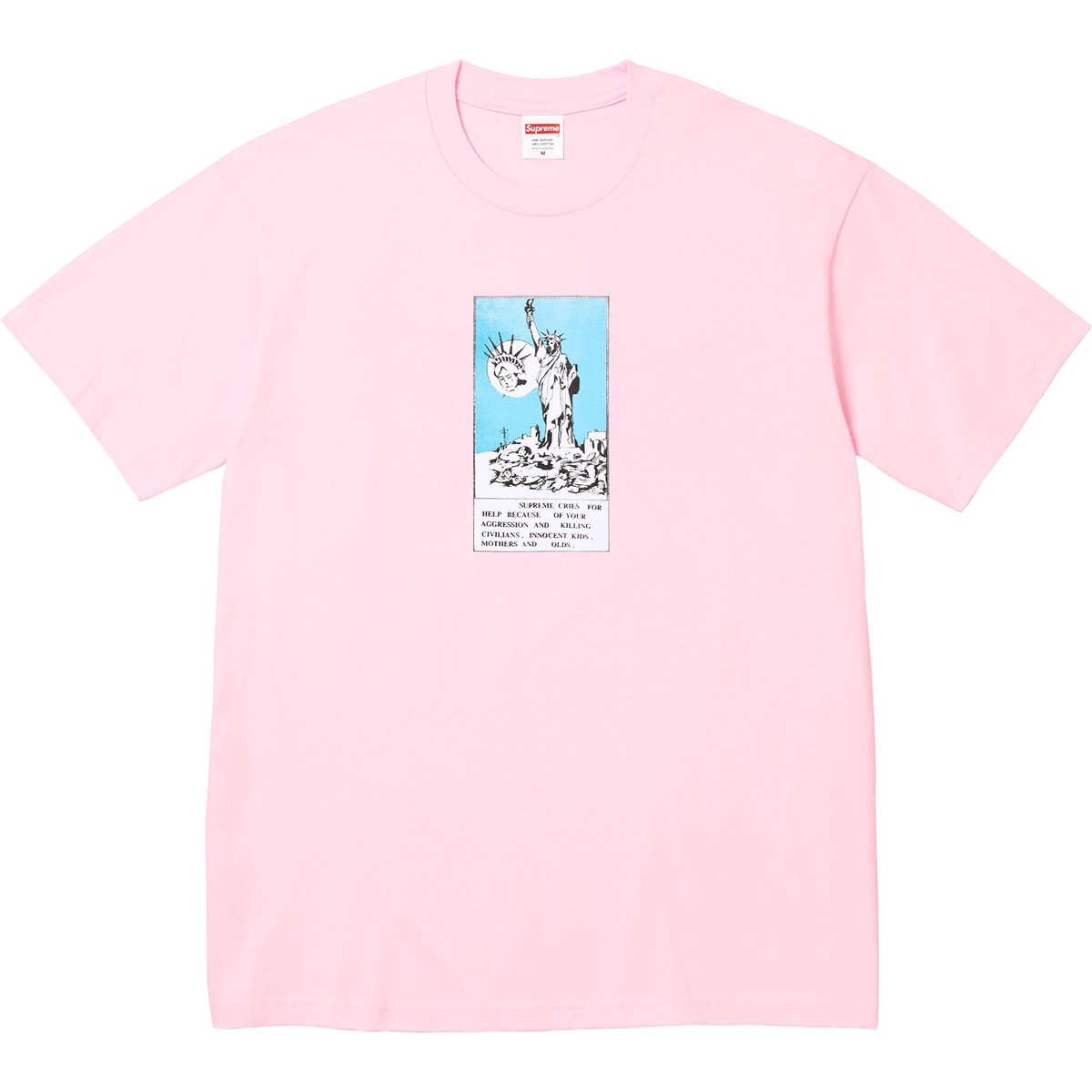 Supreme Liberty Tee releasing on Week 1 for fall winter 2024