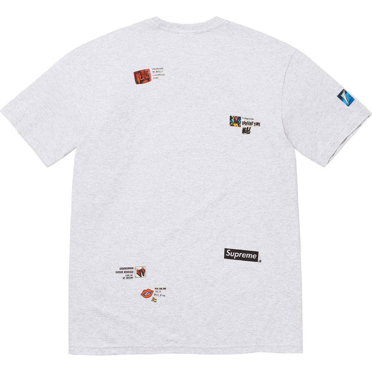 Supreme Upset Tee (FW24) - Ash Grey - $44