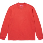 Supreme Embroidered Collar L S Top (FW24) - Red