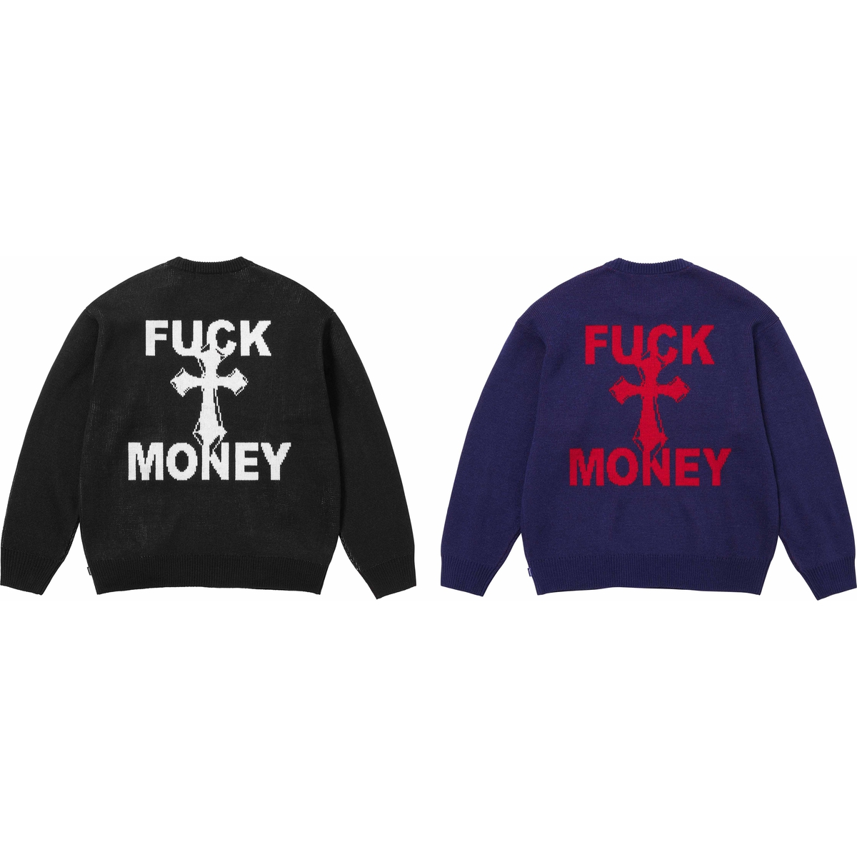 Supreme Fuck Money Sweater releasing on Week 12 for fall winter 2024