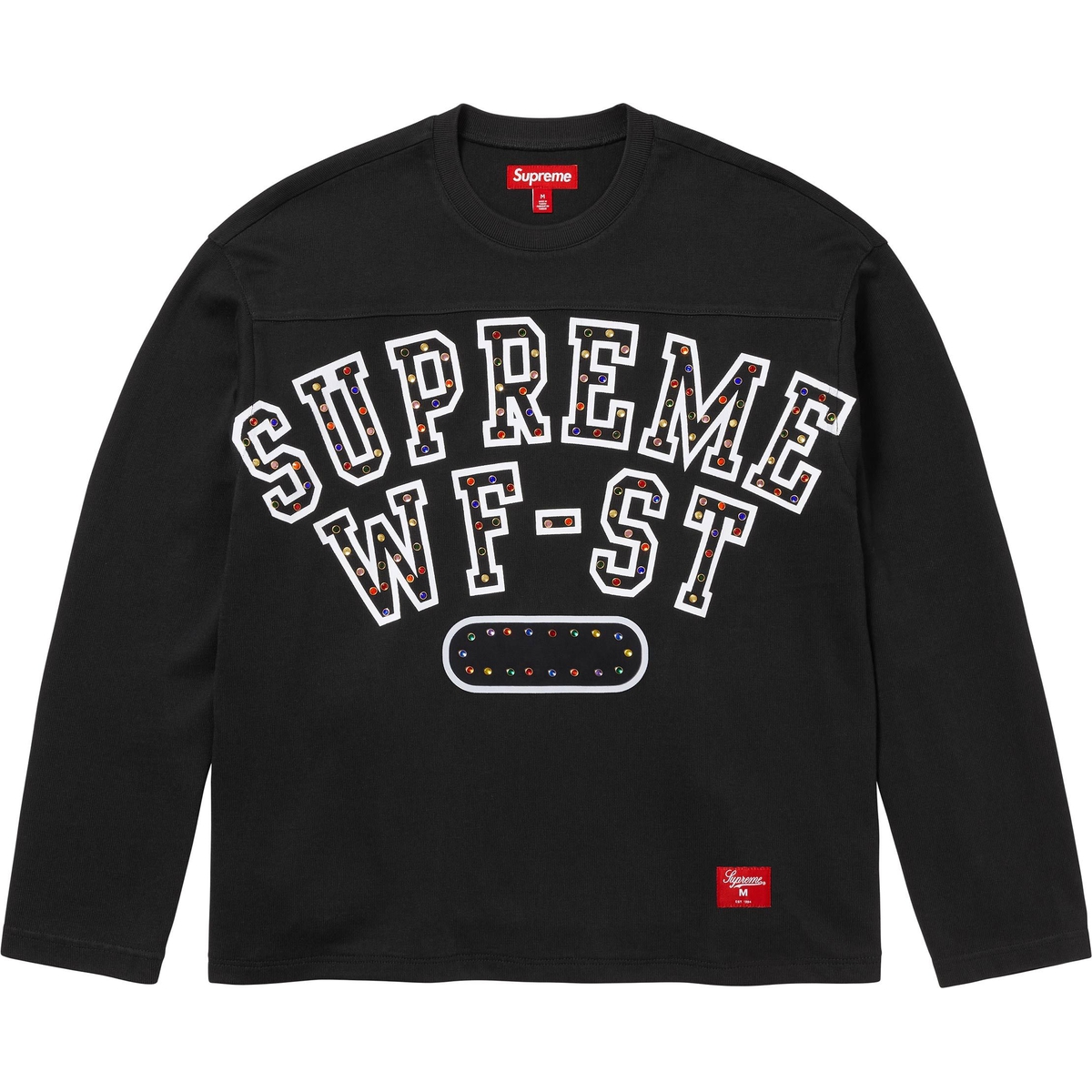 Supreme Athletic Studded L S Top (FW24) - Black - $118
