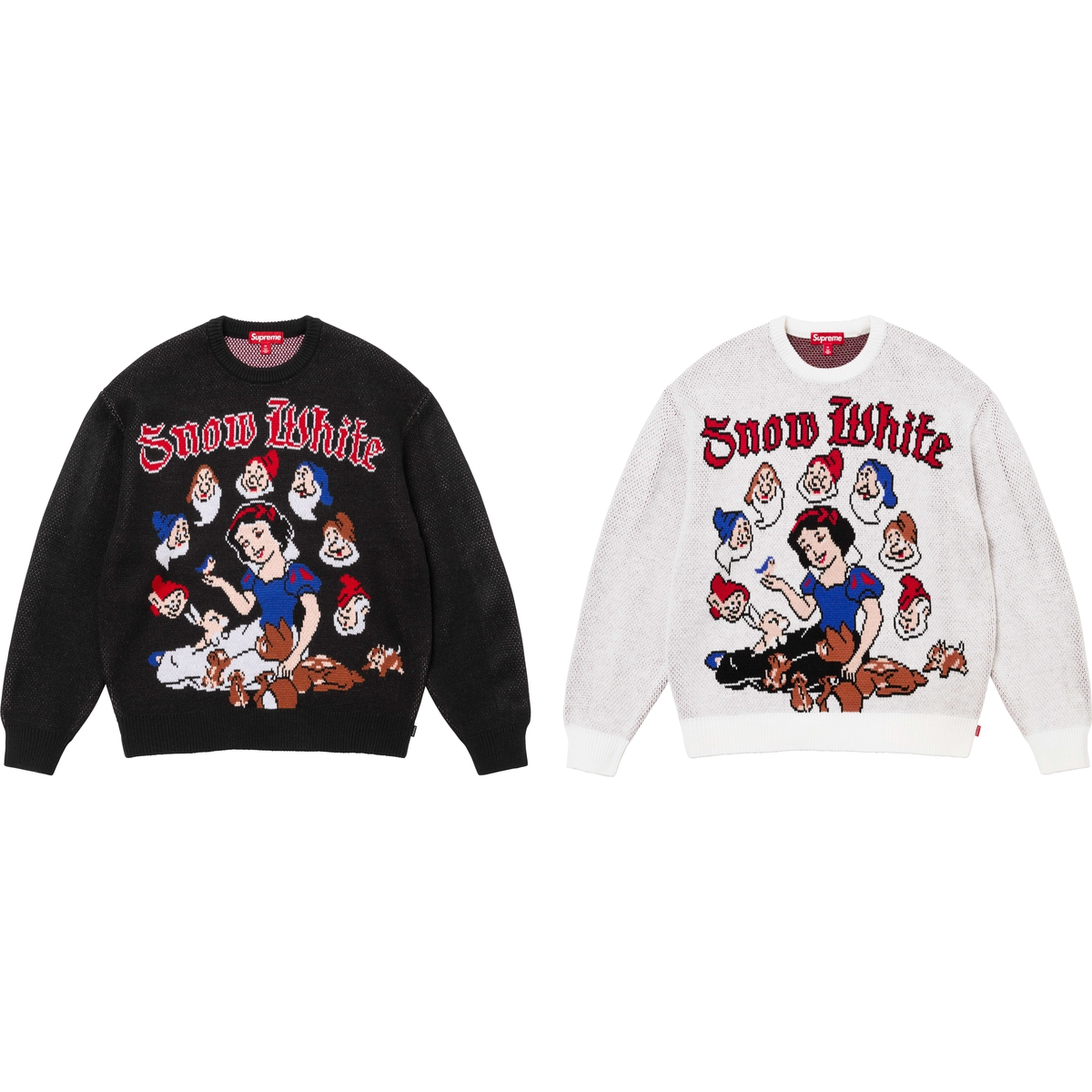 Supreme Snow White Sweater (FW24) - $188