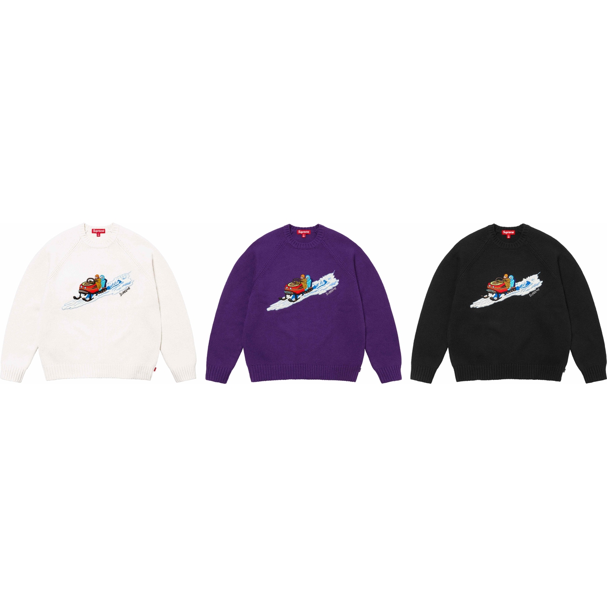 Supreme Snowmobile Sweater releasing on Week 16 for fall winter 2024