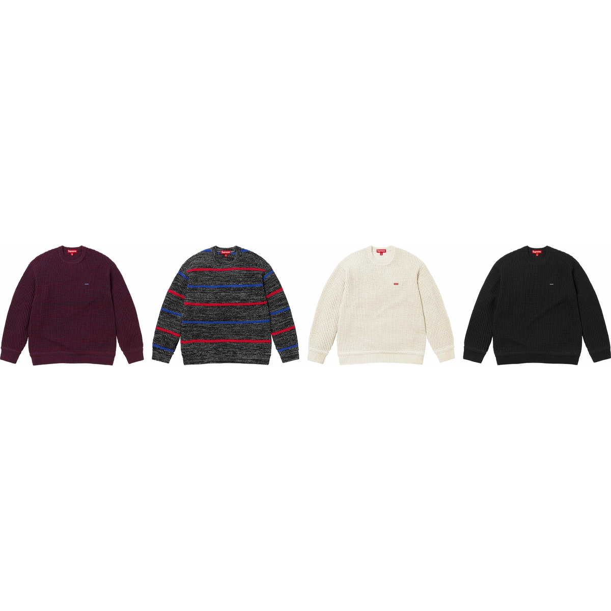 Supreme Waffle Small Box Sweater releasing on Week 1 for fall winter 2024