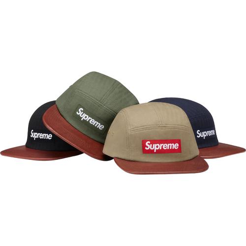 Supreme Herringbone Leather Camp Cap (SS12)