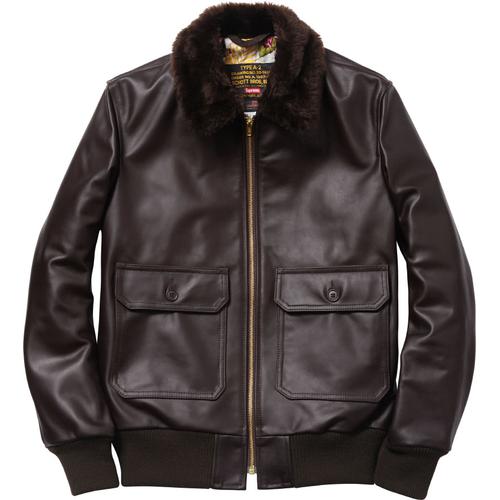 Supreme Schott Leather Flight Jacket 3 (SS12)