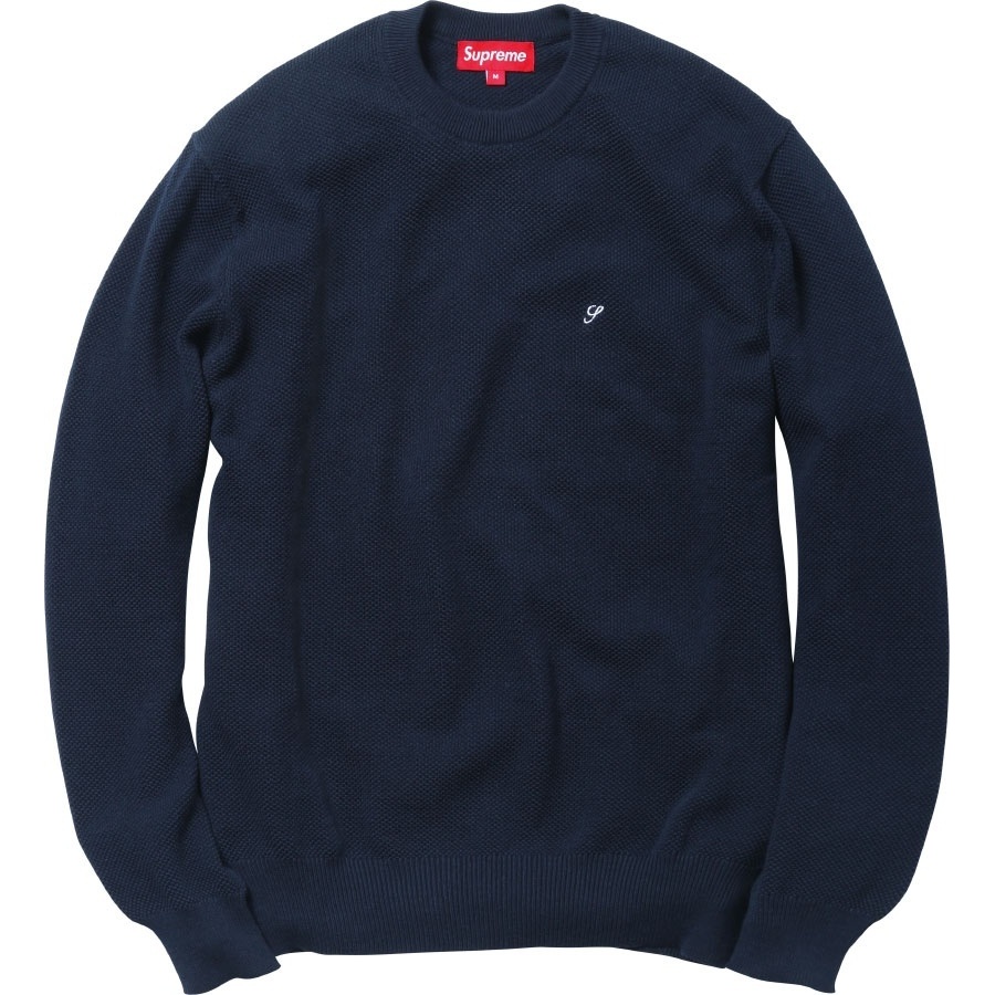 Supreme Birdseye Pique Sweater (SS12)