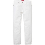 Supreme White Slim Jean (SS14)