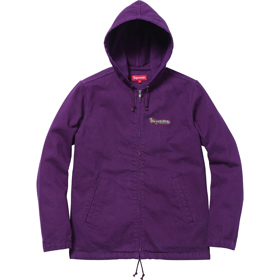 Supreme Denim Hooded Coaches Jacket (SS14)
