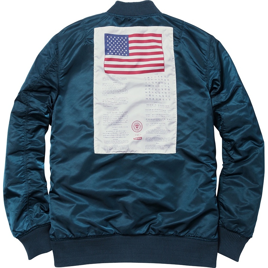 Supreme Blood Chit Reversible MA-1 (SS14)