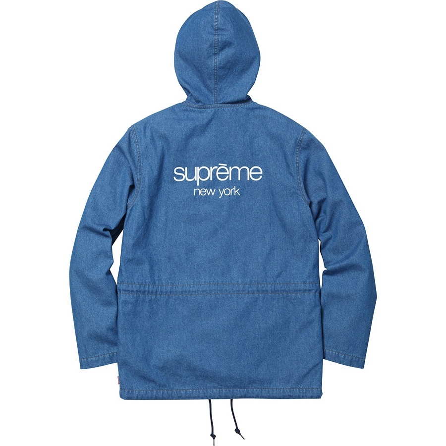 Supreme Hooded Denim Parka (SS14)