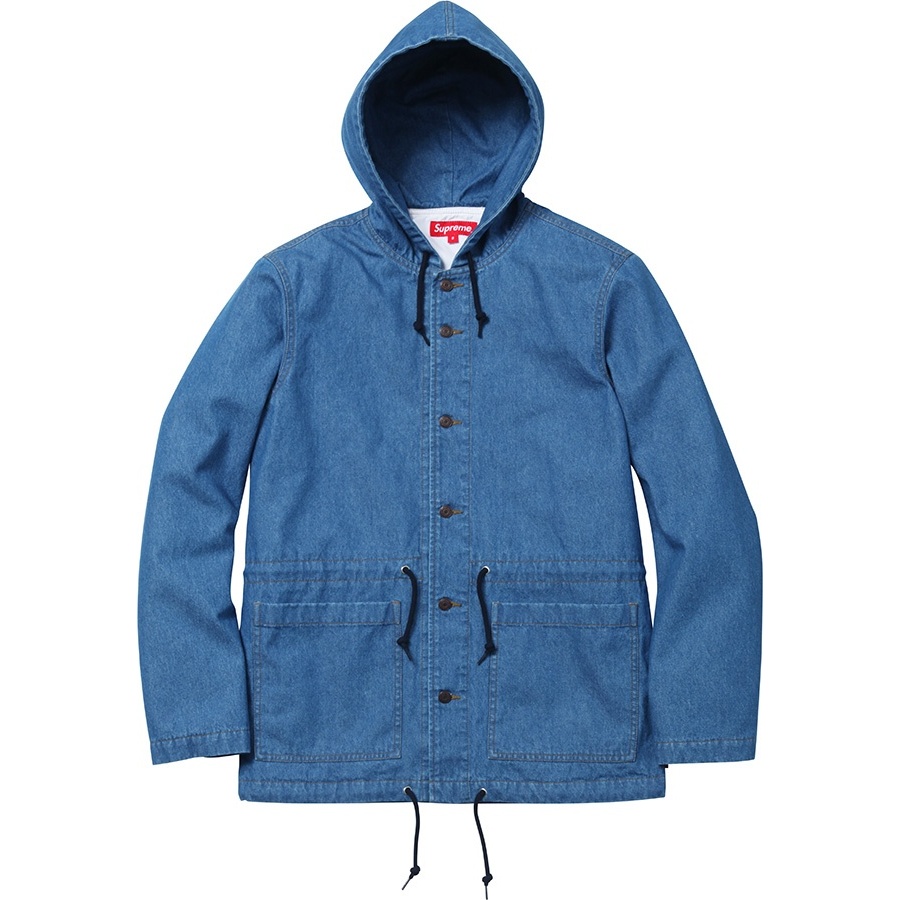 Supreme Hooded Denim Parka (SS14)