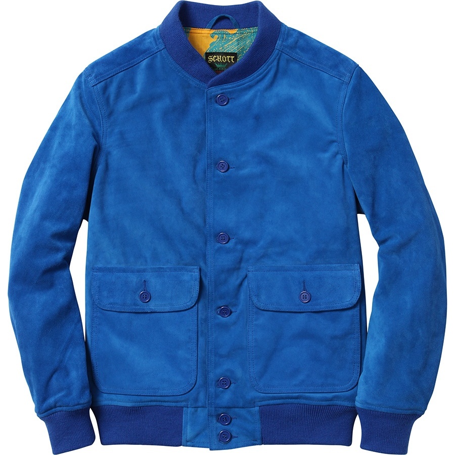 Supreme Supreme Schott Suede Bomber Jacket (SS14)